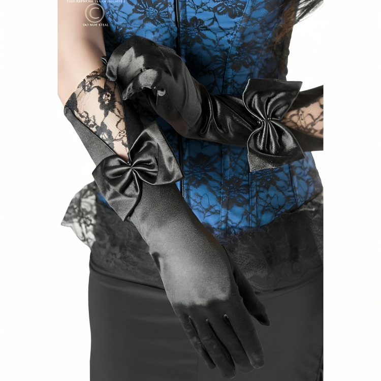 Guantes Con Lazo
