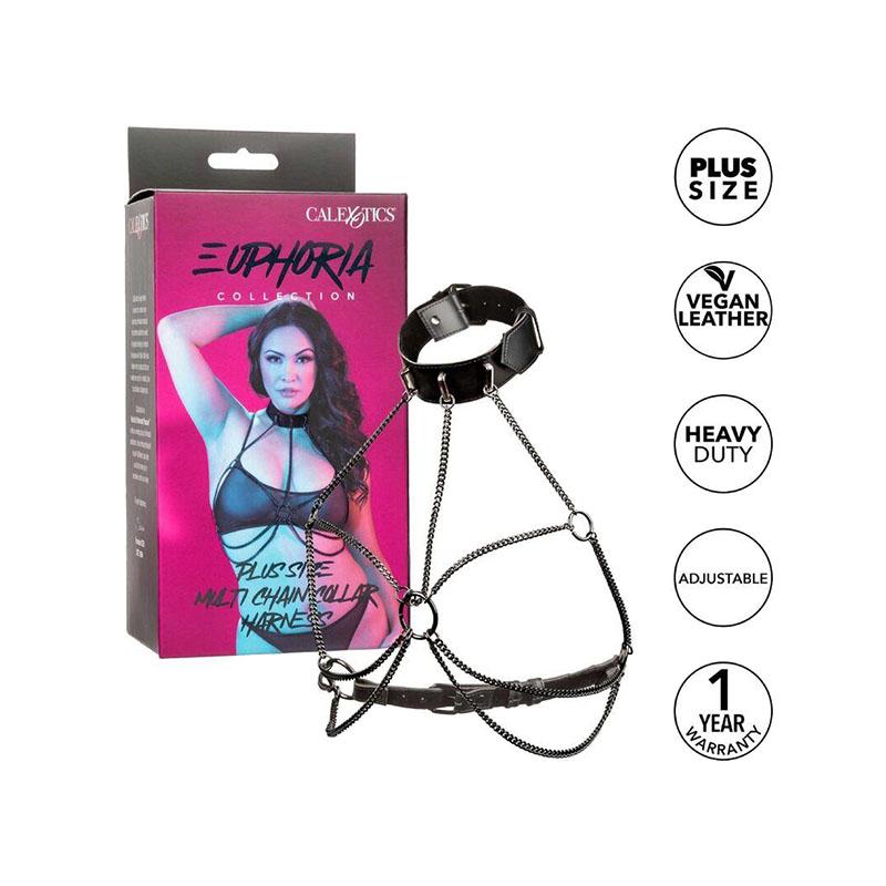 Euphoria Arnés De Cuello De Cadena Talla Grande