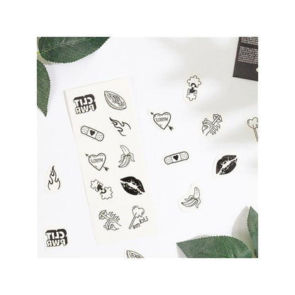 Set De 10 Tattoos Temporales Candy Collection