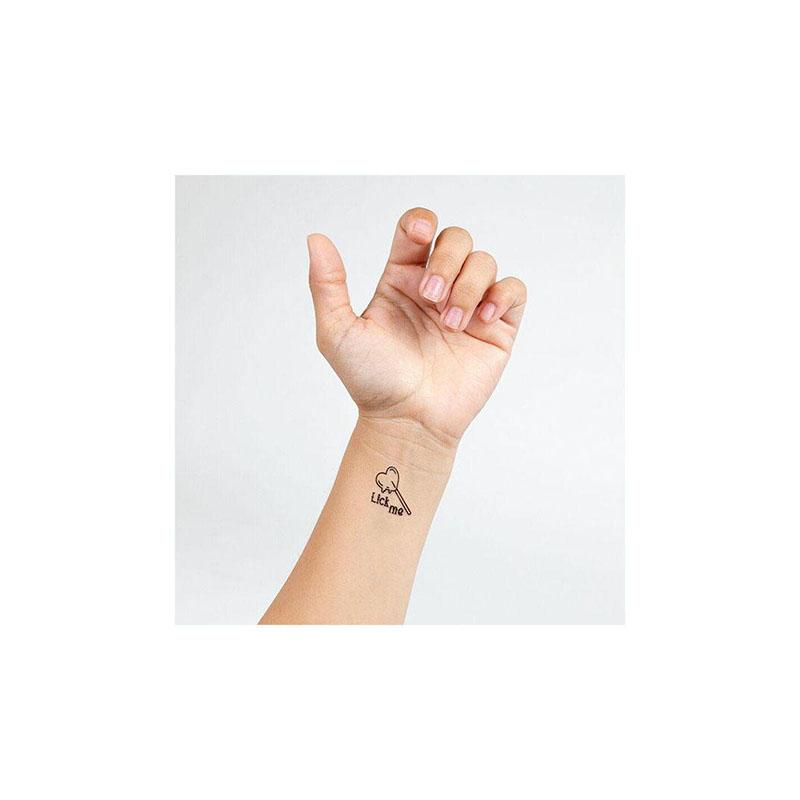 Set De 10 Tattoos Temporales Candy Collection