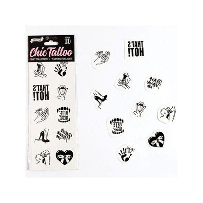 Set De 10 Tattoos Temporales Kinky Collection