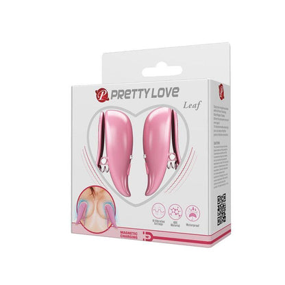 Pretty Love - Leaf Pinzas Vibratorias Para Pezones Rosa