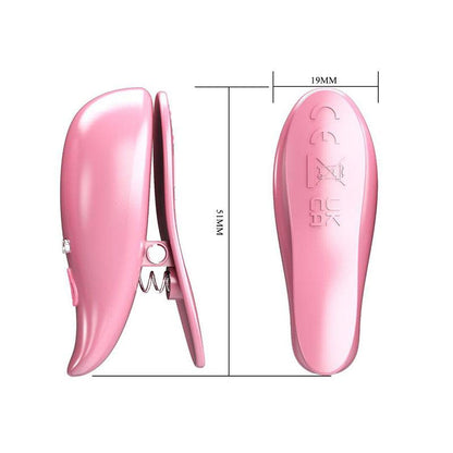 Pretty Love - Leaf Pinzas Vibratorias Para Pezones Rosa