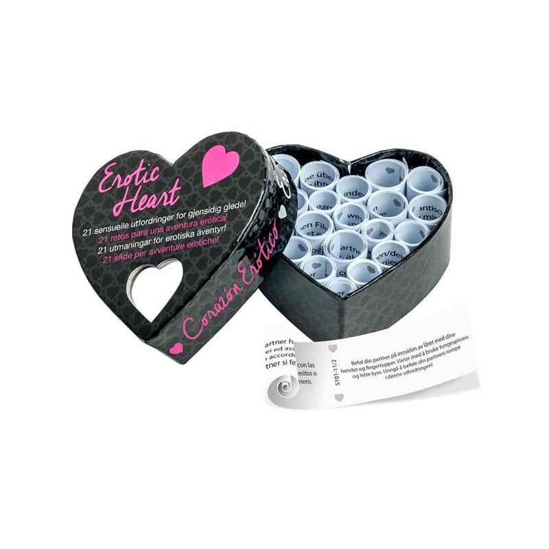 Juego De Retos Con Forma De Corazón