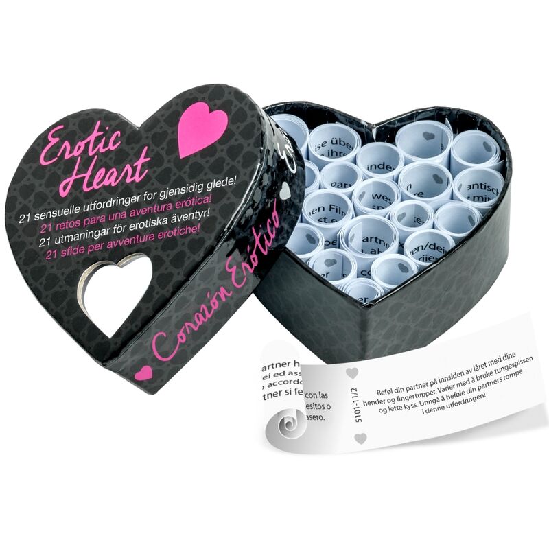 Juego De Retos Con Forma De Corazón