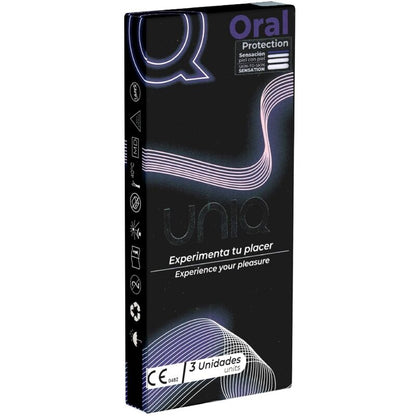 Preservativos Uniq Oral Mask Sin Latex 3 Uds