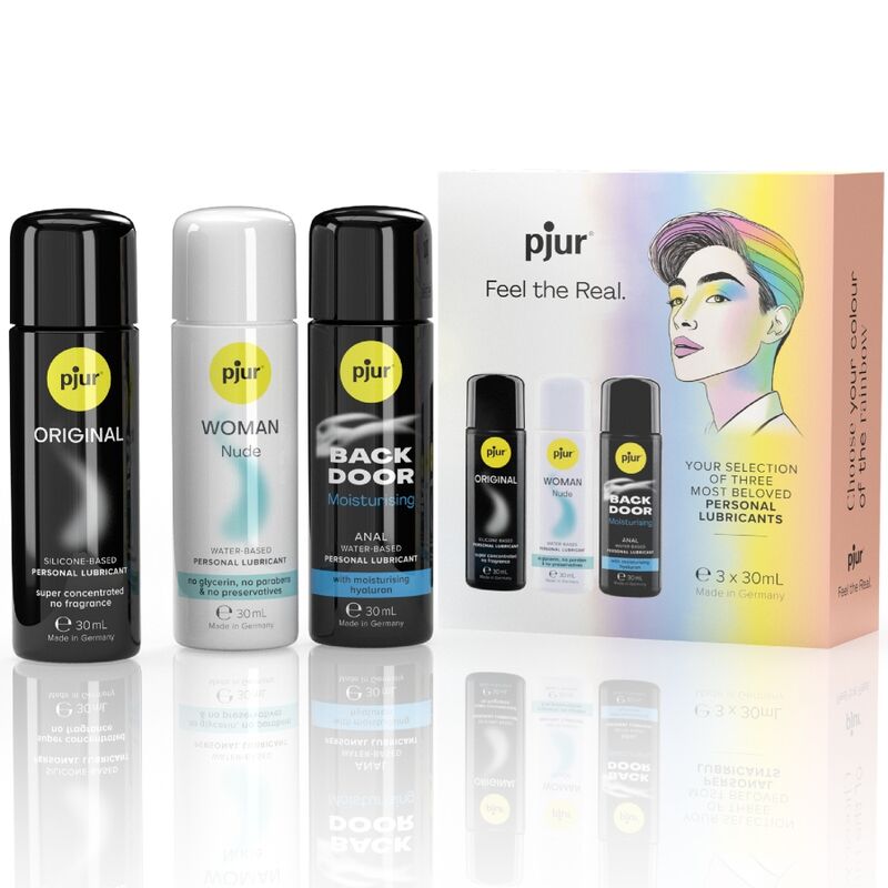Set Lubricante Pjur Pride Premium 3 X 30 ML