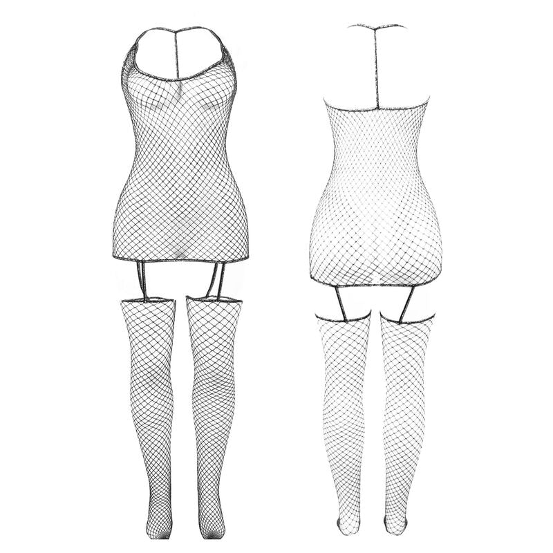 Bodystocking Rejilla Brillante
