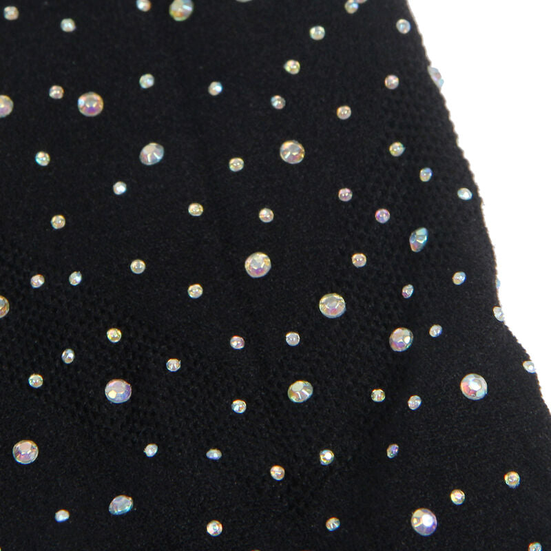 Vestido Rejilla Con Brillantes