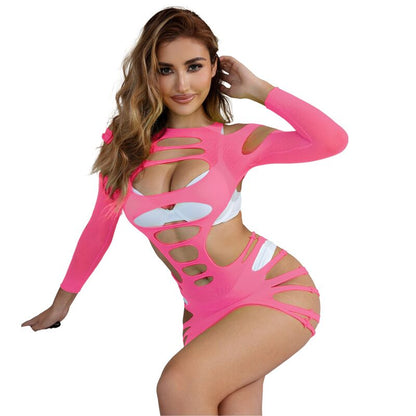 Vestido Rejilla Elastico