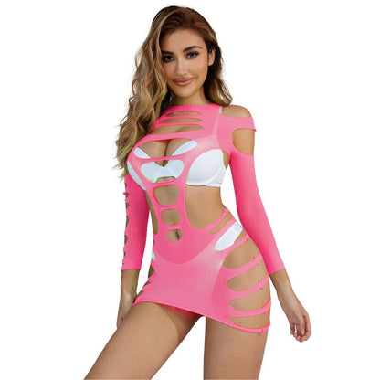 Vestido Rejilla Elastico