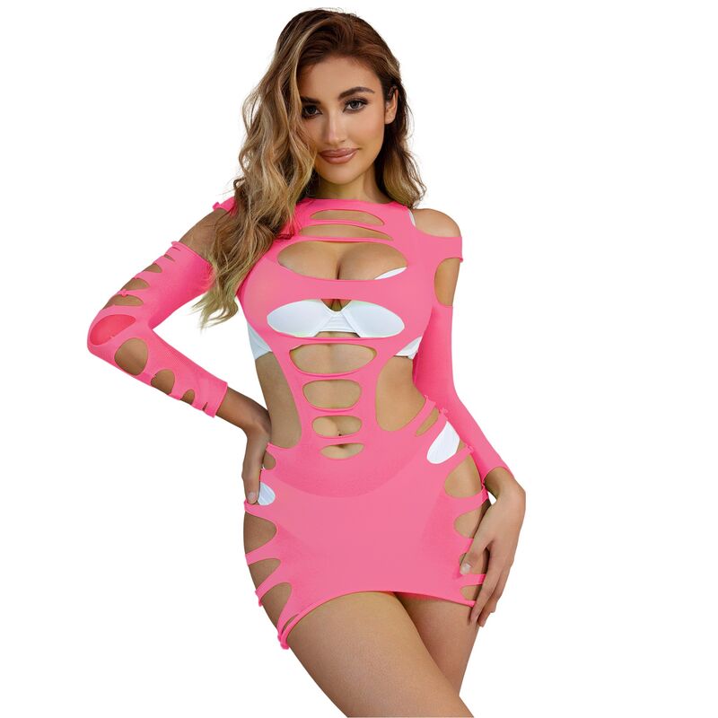 Vestido Rejilla Elastico