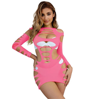 Vestido Rejilla Elastico