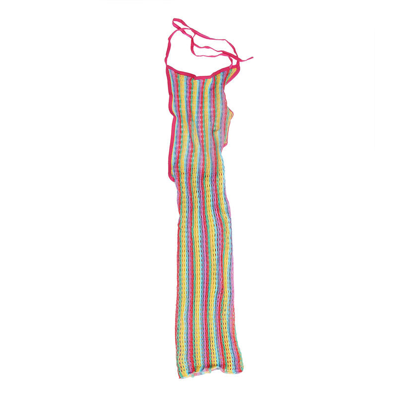 Vestido Rejilla Arcoiris