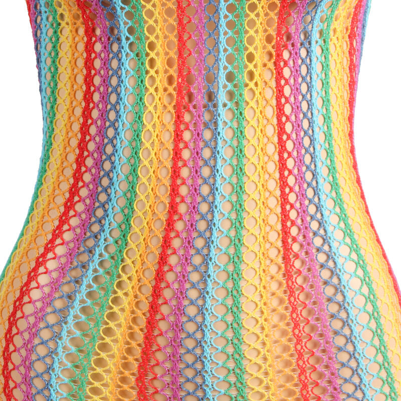Vestido Rejilla Arcoiris
