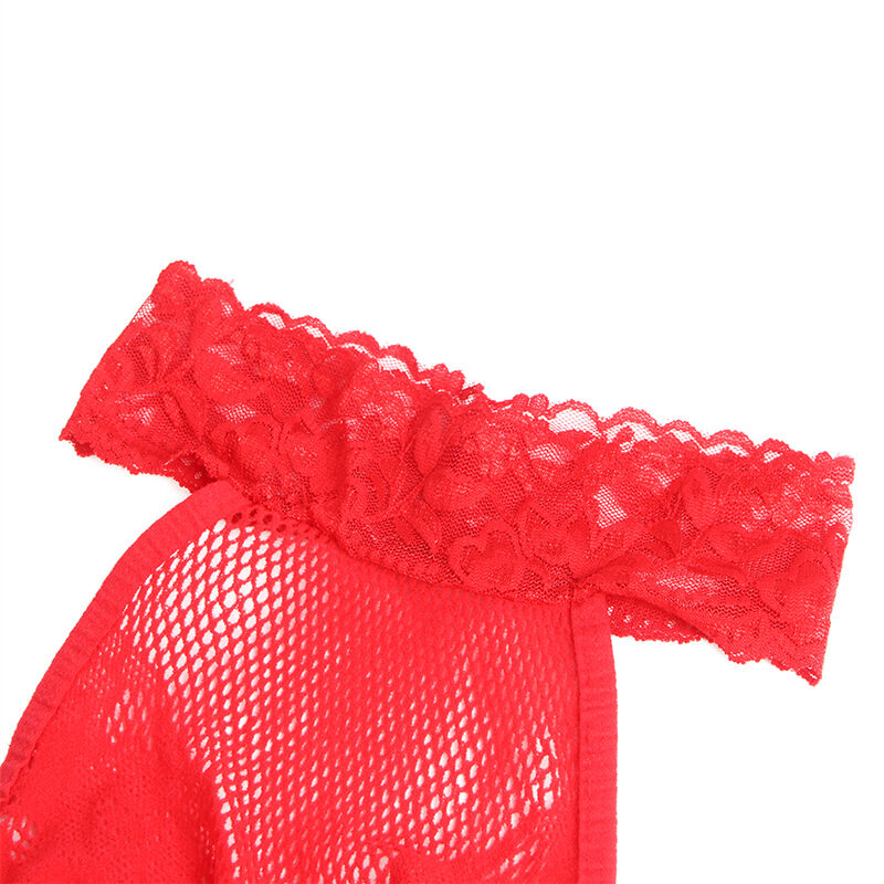 Bodystocking Rejilla Con Encaje