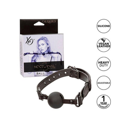 Nocturnal Mordaza De Bola Silicona Negro