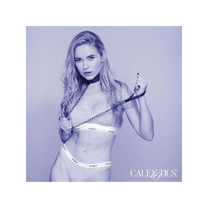 Nocturnal Collar Y Correa Cuero Ajustable Negro