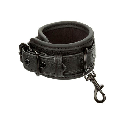 Nocturnal Esposas Cuero Ajustable Negro