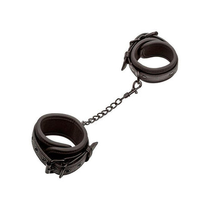 Nocturnal Esposas Cuero Ajustable Negro