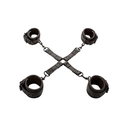 Nocturnal Conector Hog Tie Cuero Ajustable Negro