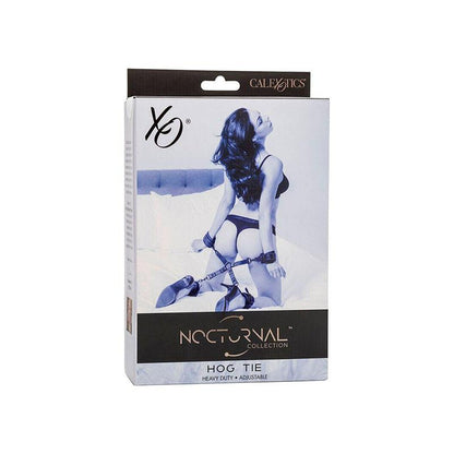 Nocturnal Conector Hog Tie Cuero Ajustable Negro