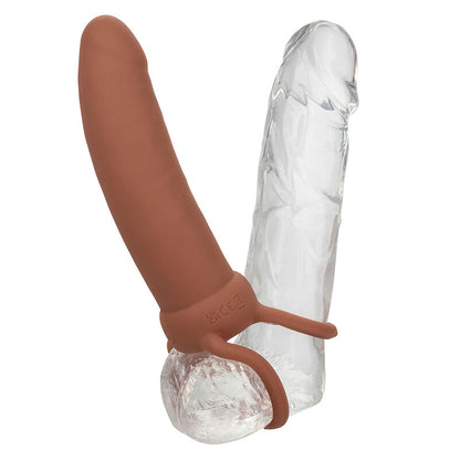 Maxx Doble Penetrador Grueso 10 Vibraciones Mulato