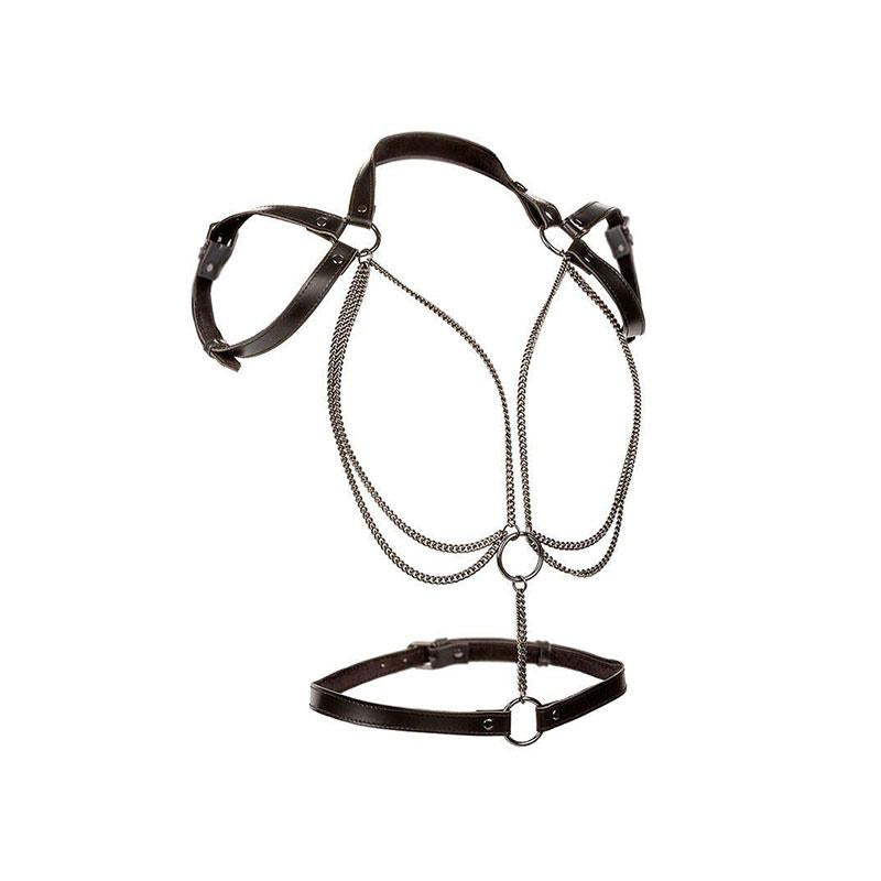 Euphoria Arnés Estilo Cabestro Con Múltiples Cadenas Premium Talla Plus