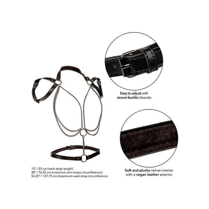 Euphoria Arnés Estilo Cabestro Con Múltiples Cadenas Premium Talla Plus