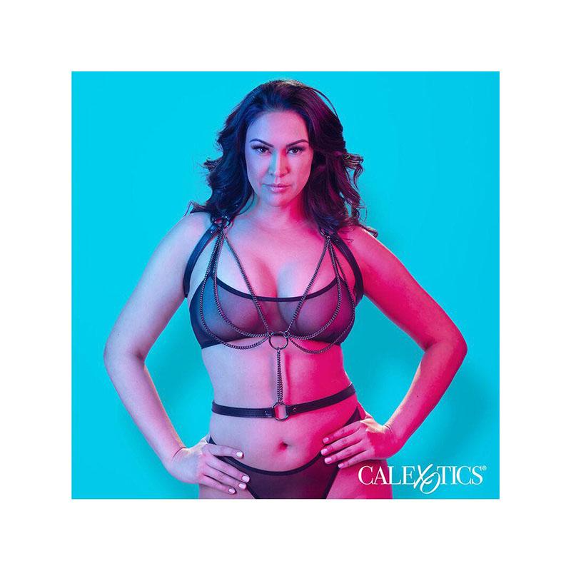 Euphoria Arnés Estilo Cabestro Con Múltiples Cadenas Premium Talla Plus