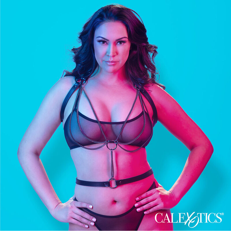 Euphoria Arnés Estilo Cabestro Con Múltiples Cadenas Premium Talla Plus