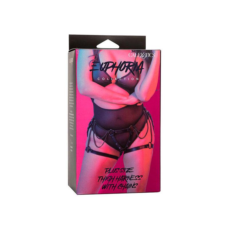 Euphoria Arnés De Muslo Con Cadenas Premium Talla Plus