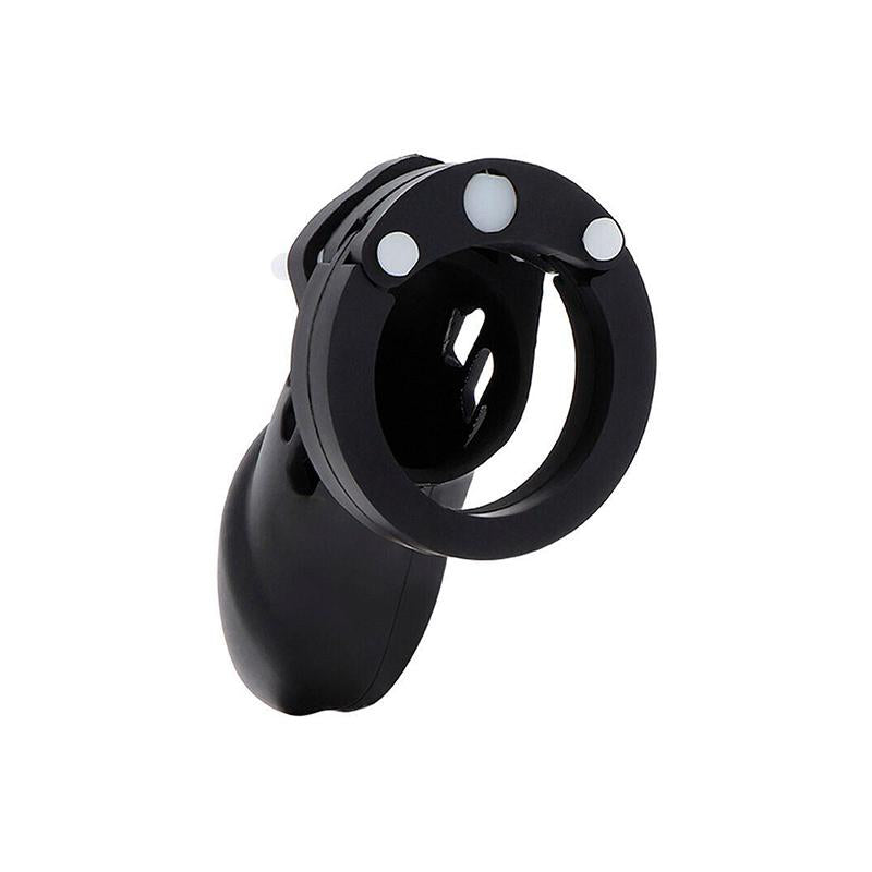 Extreme Jaula De Castidad Silicona Talla L Negro