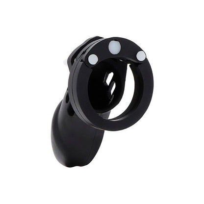 Extreme Jaula De Castidad Silicona Talla L Negro