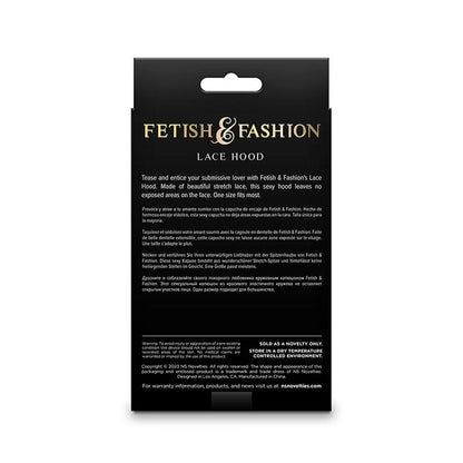 Fetish & Fashion Pasamontañas De Encaje Blanco