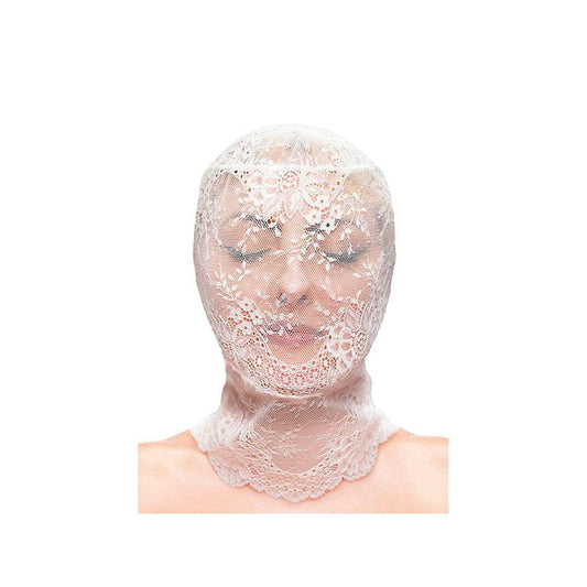Fetish & Fashion Pasamontañas De Encaje Blanco