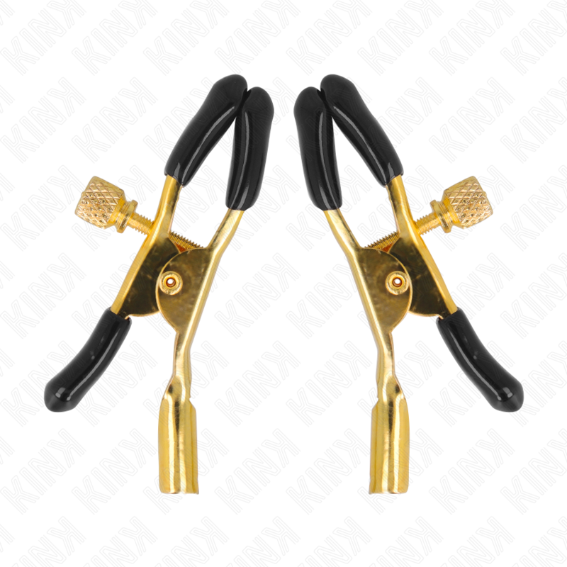 Pinzas Para Pezones Dorado 6 Cm