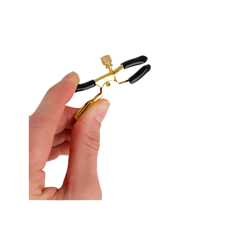 Pinzas Para Pezones Dorado 6 Cm