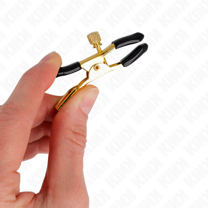 Pinzas Para Pezones Dorado 6 Cm