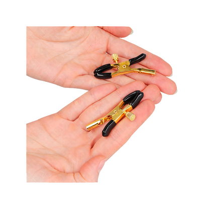 Pinzas Para Pezones Dorado 6 Cm