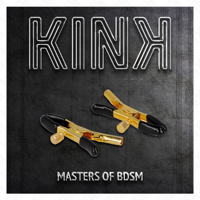 Pinzas Para Pezones Dorado 6 Cm