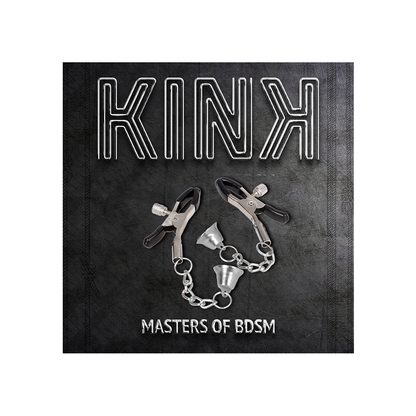 Pinzas Para Pezones Con Colgante De Campana Plateado 6 Cm