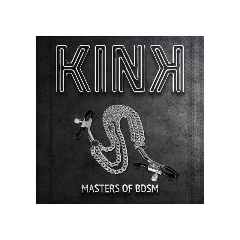 Pinzas Para Pezones Con Triple Cadena Plateado 20/23/28 Cm