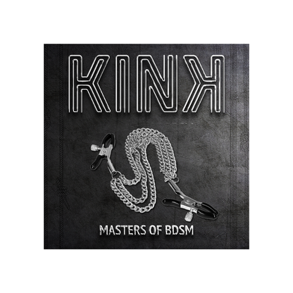 Pinzas Para Pezones Con Triple Cadena Plateado 20/23/28 Cm