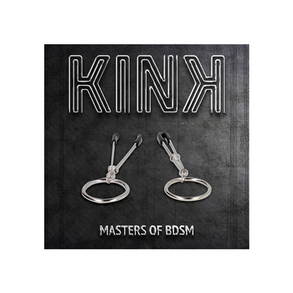 Pinzas Con Aro Plateado