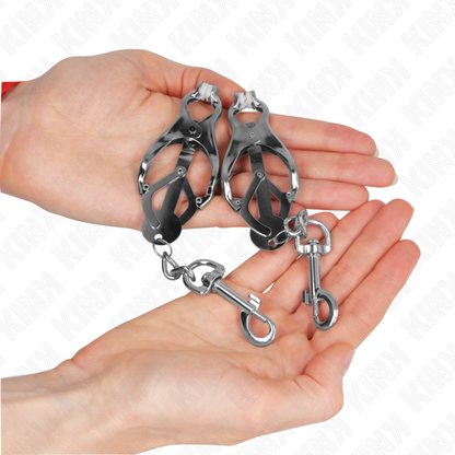 Pinzas Para Pezones Estilo Japonés Con Ganchos
