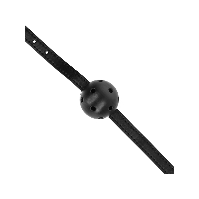 Mordaza De Bola 4.5 Cm Transpirable Simplicity Negro 62 X 1.5 Cm