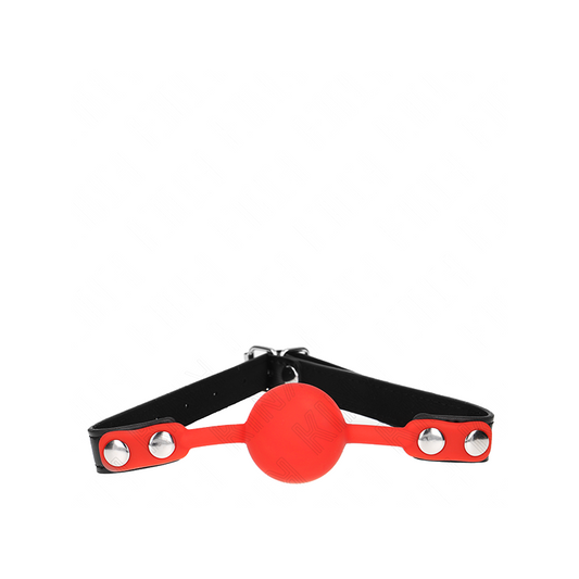 Mordaza De Bola 4 Cm De Silicona Roja 60 X 2 Cm