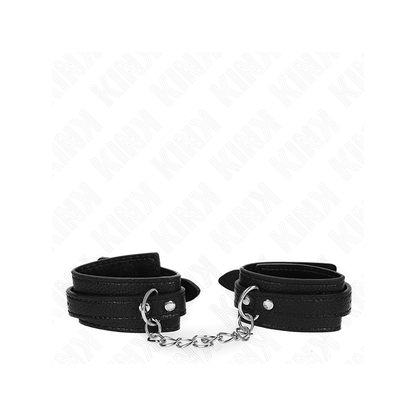 Muñequeras Estilo Serpiente Negro Ajustable 20-28 Cm X 5.4 Cm