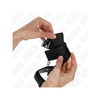 Muñequeras Estilo Serpiente Negro Ajustable 20-28 Cm X 5.4 Cm